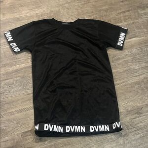 Men’s Black T-Shirt with DVMN Logo